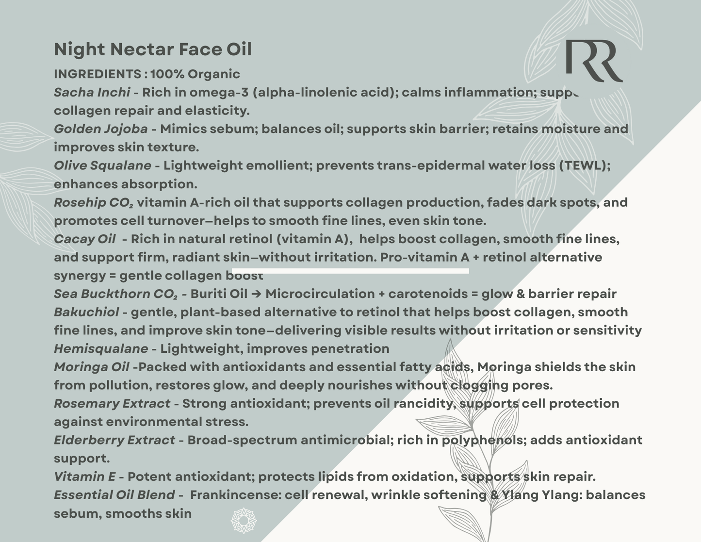 Overnight Restore - Botanical Face Oil